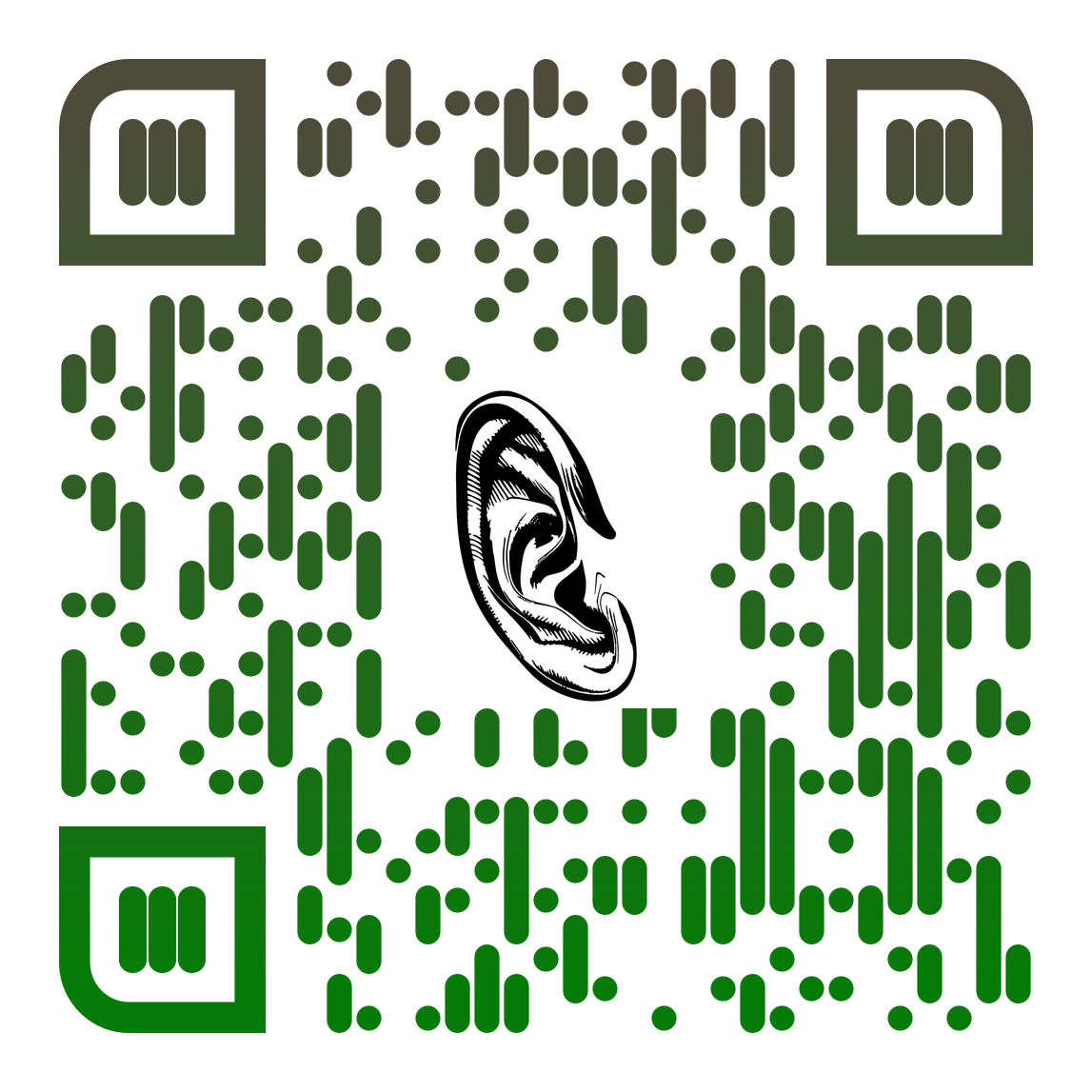One ear on two legs qrcode